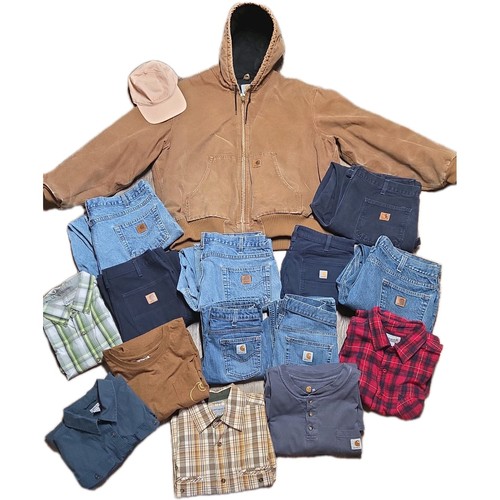 Carhartt lot jeans shirts - lot, jeans,
