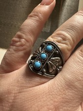 Silber Ring massiv Indian
