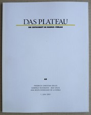 MAX UHLIG "Palanga-Suite" in der Zeitschrift "Das Plateau"