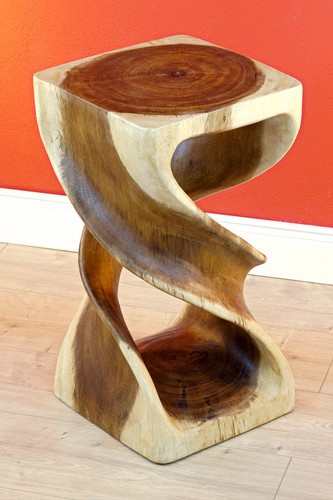 Suar holz beistelltisch blumen - suar,