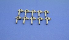 LEGO 10 x Verbinder Lenkung Hellgrau Light Gray Technic Steering Arm 4261