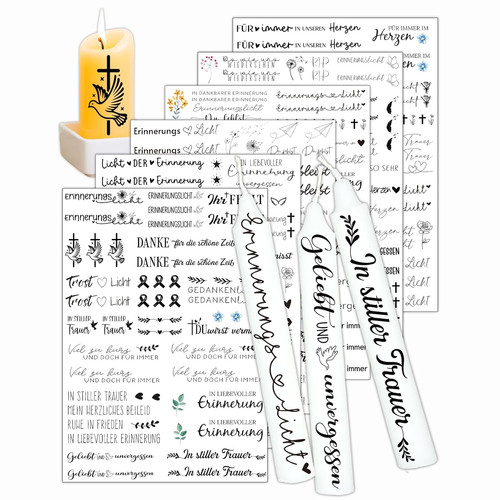 Kerzentattoos trauer kerzen - kerzentattoos,