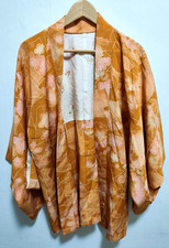 Japan Haori Kimono-Jacke Ocker