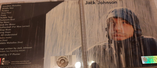 Jack johnson brushfire - cd,