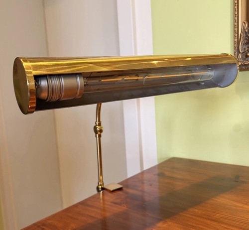 Vintage klavierlampe messing - klavierlampe,