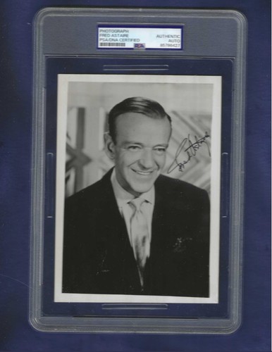Fred astaire autographed 5x7 - fred,