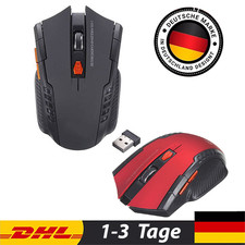 Mini 2.4 GHz Wireless Funk USB-Maus Gaming kabellos schnurlos For PC Laptop DE