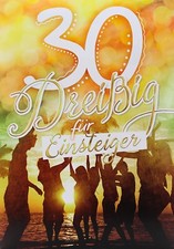 A4 Geburtstagskarte 30 Jahre