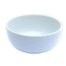 Rasiertiegel Porzellanschale weiß/rund/ø 8,5 cm