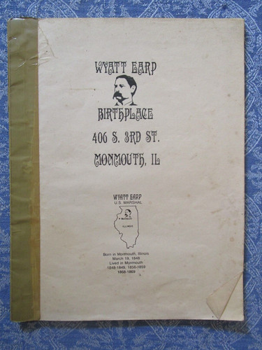 Rare wyatt earp birthplace - wyatt,