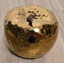 Deko Apfel, Gold, Neu, Keramik