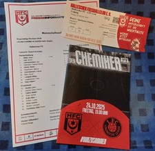 Rares Programm MA Ticket Hallescher FC - 1.FC Lok Leipzig 24.10.2015