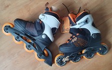 K2 Damen Inline Skates Alexis 80, Black Orange, Größe 36,5