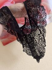 damen tanga string slip sexy Transparent Durchsichtig Gr.M/L