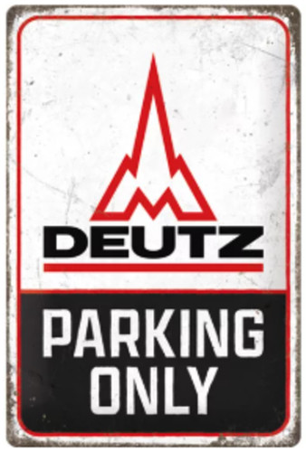 Blechschild cm deutz - blechschild,