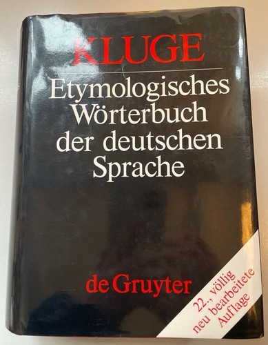 Etymologisches wörterbuch der - etymologisches,