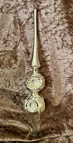 Vintage christbaumspitze mit - christbaumspitze,