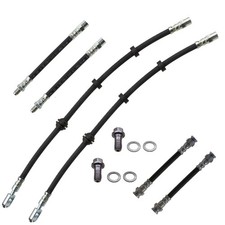 Bremsschlauch Set vorn hinten für VW Golf 3 GTI VR6 ab Bj.95  für 5-Loch Bremsen