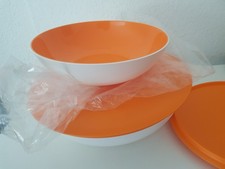 NEU Tupperware Allegra Set Schüssel 1,5 L & die 3,5 L  Orange gebraucht 