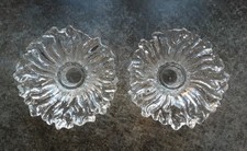 ***HUMPPILA FINNLAND*2 x KERZENHALTER*GLAS*SUNFLOWER*70ER*PERTTI SANTALAHTI***