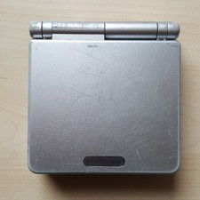 Nintendo Gameboy Advance SP Konsole Silber Platin (DEFEKT, geht nicht an)