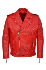Herren Rot Biker Motorrad 100