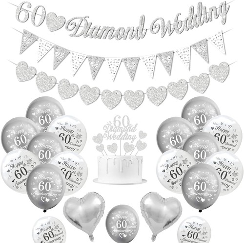 Diamant hochzeit deko 60 - diamant, deko,