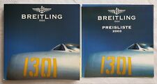 1x?BREITLING 1884 Uhrenkatalog Chronolog 2003 inklusive Preisliste gebraucht !