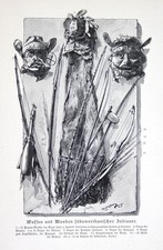 1890 Waffen weapons Masken