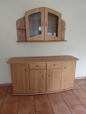 Esszimmerschrank und Vitrine in Erle Echtholzfunier