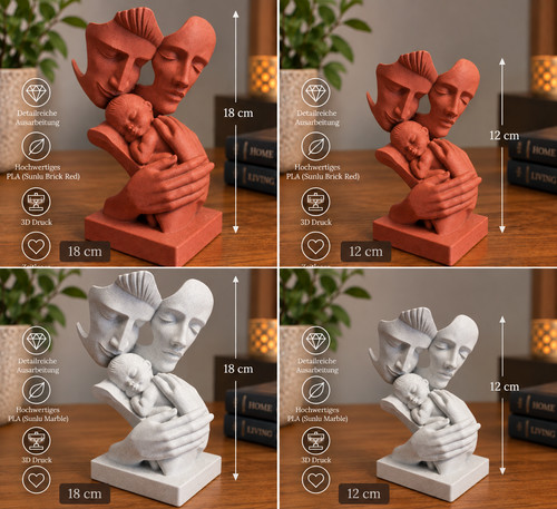 Skulptur familie baby - #10,