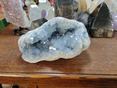 Coelestin geode 54kg - coelestin, 4,54kg,