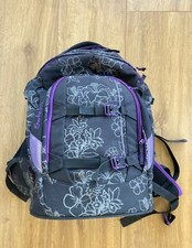 TOP Satch Schulrucksack/Ergobag,30l,Sonderedition Ninja Hibiscus inkl.Regenhülle