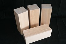 4x Möbelfuß Tischbein Holz