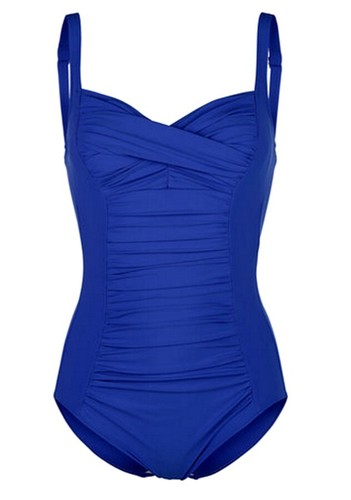 Marken badeanzug royalblau - royalblau, ~