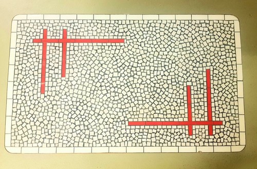 Sehr schöner mosaiktisch 60er - sehr,