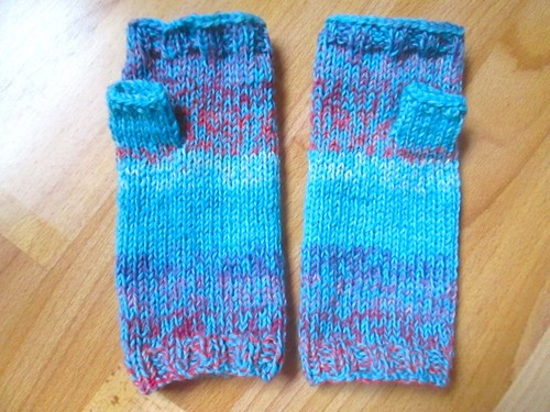 Handgestrickte handstulpen mir - handstulpen,