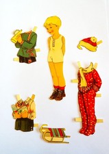 Anziehpuppe, Papierpuppe