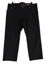 Pierre Cardin Deauville Jeans Hose Herren W42 L32 Schwarz Casual Wool Pants