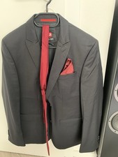 anzug herren 48 schwarz