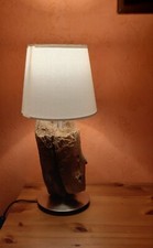 Tischlampe Schwemmholz