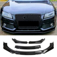 Frontstoßstange Lippen Splitter Spoiler Schwarz für Audi A1 A2 A3 S3 A4 A5 A6 A8