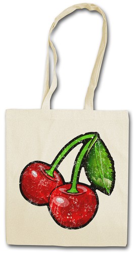 Tattoo cherries hipster bag - hipster,