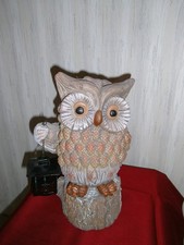 Eule ca 30cm hoch mit Laterne