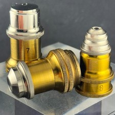 set of three antique BRASS