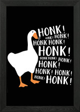Honking Goose Meme gerahmtes