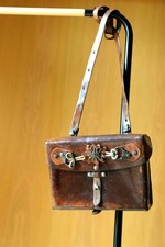 Vintage Tasche Wiesn Armee Schweiz Armeetasche Posttasche Leder Tracht Karten