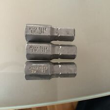 Wiha 7023 Innensechskant Bit SW 10, Imbus SW 10, 3 Stück