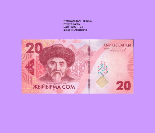 Kirgisien kyrgyzstan 20 som - ,