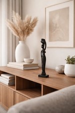 African figure woman wooden
